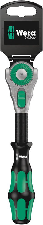 WERA Cricchetto girevole e reversibile Zyklop Velocità 3/8 ″ Numero di denti 72 ( 4000821780 )