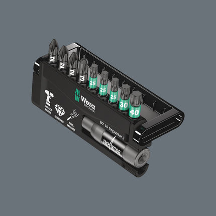 Surtido de puntas WERA Bit-Check 10 Impactor 1 10 piezas ( 4000829046 )