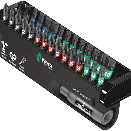 Surtido de puntas WERA Bit-Check 30 Impactor 1 30 piezas ( 4000829047 )