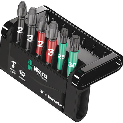 WERA bit assortment Bit-Check 6 Impactor 1 6-piece ( 4000829044 )