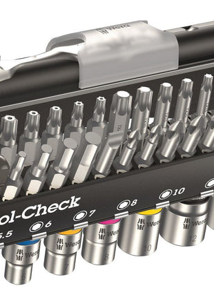 WERA Juego de llaves de vaso y puntas Tool-Check 38 piezas (4000829697)