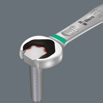 Llave combinada WERA Llave de boca ancho de llave 13 mm largo 177 mm ( 4000821472 )