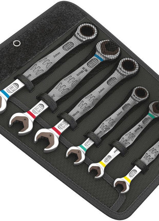WERA Joker 6-piece ratchet spanner set, spanner sizes 10-19 mm ( 4000821670 )