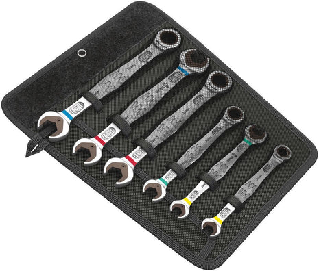 WERA Joker 6-piece ratchet spanner set, spanner sizes 10-19 mm ( 4000821670 )