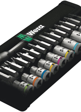 Set di chiavi a bussola WERA 8100 SA 8 Zyklop 28 pezzi 1/4 ″ ( 4000821659 )