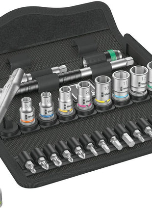 Set di chiavi a bussola WERA 8100 SA 8 Zyklop 28 pezzi 1/4 ″ ( 4000821659 )