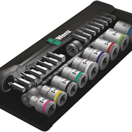WERA Steckschlüsselsatz Zyklop Metal 8100 SB 7 29-teilig 3/8 ″ ( 4000821654 )