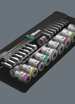 WERA Zyklop Metal 8100 SB 7 29-piece socket spanner set 3/8 ″ ( 4000821654 )