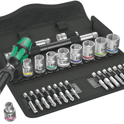 WERA Steckschlüsselsatz Zyklop Speed 8100 SB 6 29-teilig 3/8 ″ ( 4000821759 )