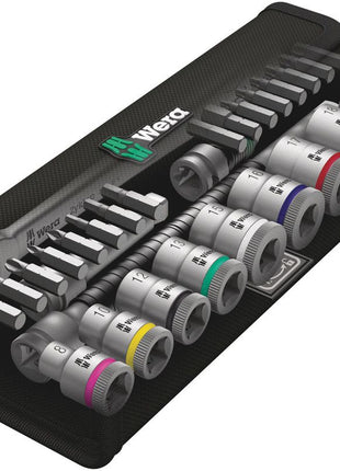 WERA Zyklop Metal 8100 SB 8 Set di chiavi a bussola da 29 pezzi 3/8 ″ ( 4000821752 )