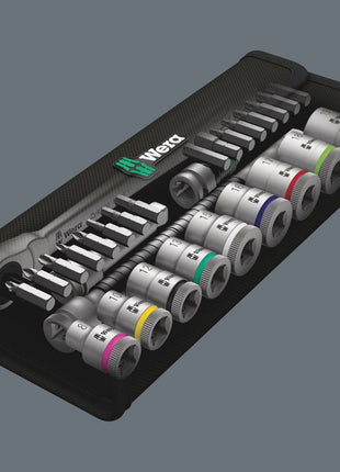 WERA Zyklop Metal 8100 SB 8 Set di chiavi a bussola da 29 pezzi 3/8 ″ ( 4000821752 )