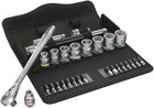 WERA Zyklop Metal 8100 SB 8 Set di chiavi a bussola da 29 pezzi 3/8 ″ ( 4000821752 )
