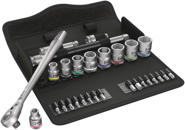 WERA Zyklop Metal 8100 SB 8 Set di chiavi a bussola da 29 pezzi 3/8 ″ ( 4000821752 )