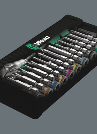 WERA socket spanner set 8100 SA 6 28-piece 1/4 ″ ( 4000821755 )