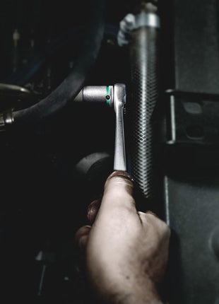 WERA push-through ratchet Zyklop Metal push 1/4 ″ 38 teeth ( 4000821536 )