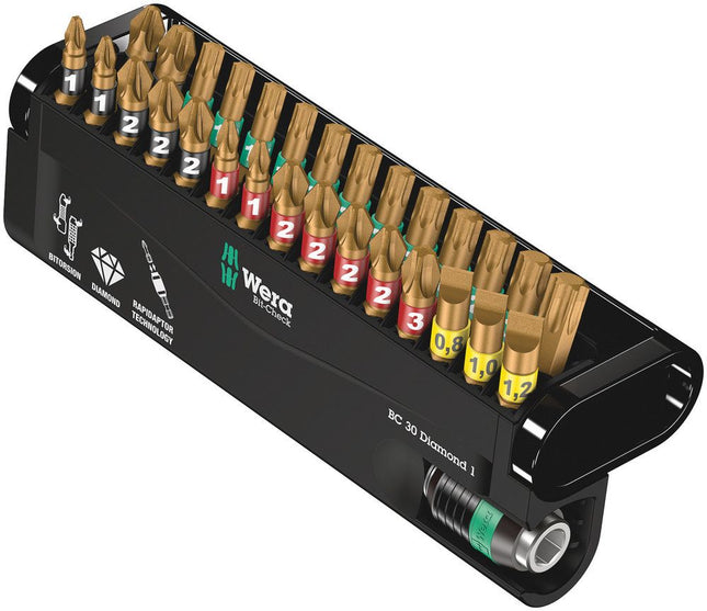 WERA Bit-Check Diamond 1 30-piece bit set ( 4000829904 )
