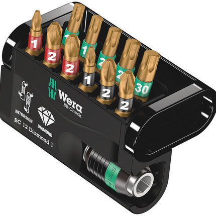 WERA Bit-Check Diamond 1 12-piece bit set ( 4000829037 )