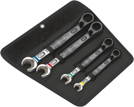 WERA Joker 4-piece ratchet spanner set, spanner sizes 10-19 mm ( 4000821840 )