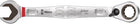 WERA Chiave combinata Joker 17 mm di larghezza tra le superfici Lunghezza 225 mm ( 4000821828 )