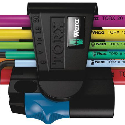 WERA Juego de llaves hexagonales en L 967 SL 9 piezas T8 - T40 ( 4000825554 )