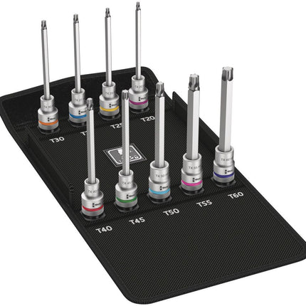 WERA Steckschlüsselsatz 8767 C TORX® HF3 9-teilig ( 8000378065 )