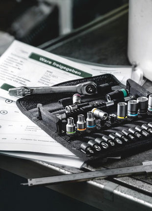 Set di chiavi a bussola WERA 8100 SA 12 HF Zyklop 13 pezzi 1/4 ″ ( 4000821783 )