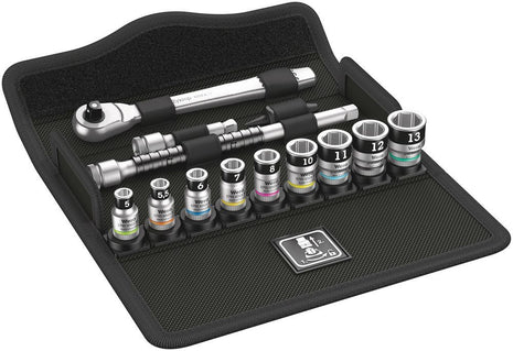 Set di chiavi a bussola WERA 8100 SA 12 HF Zyklop 13 pezzi 1/4 ″ ( 4000821783 )