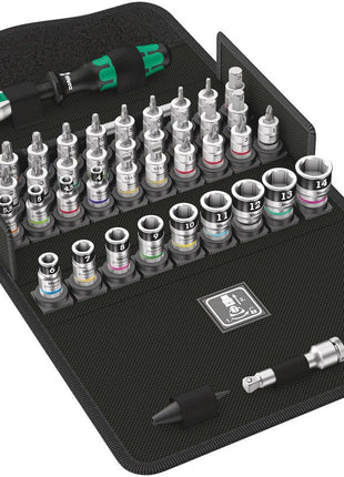 WERA socket spanner set 8100 SA All-in 42-piece 1/4 ″ ( 4000821782 )