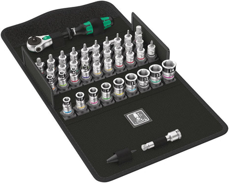 WERA socket spanner set 8100 SA All-in 42-piece 1/4 ″ ( 4000821782 )