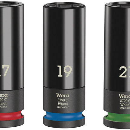 WERA Kraftsteckschlüsselsatz Wheel Impaktor C Set 1 3-teilig 1/2 ″ ( 8000653834 )