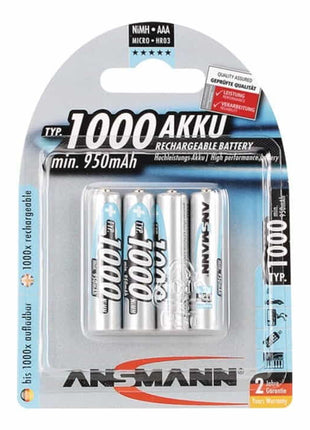 ANSMANN Batterie d´accumulateur  1,2 V 1000 mAh ( 4000876110 )