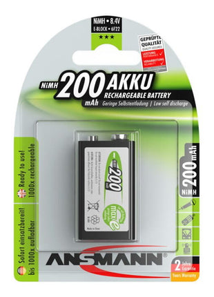 ANSMANN cella ricaricabile maxE 8,4 V 200 mAh ( 4000876121 )