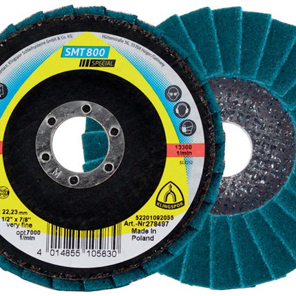 KLINGSPOR flap disc SMT 800 Ø 115 mm grain size very fine ( 8000352163 )