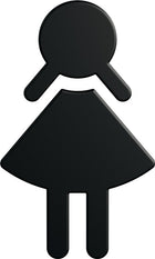 HEWI Symbol Frau 801.91B020 Poliamida color nº 90 ( 8000645320 )