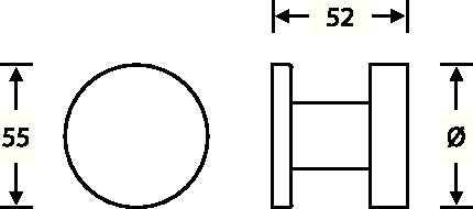 Pomello FSB 23 0829 0005 Alluminio 0105 ( 3311102134 )