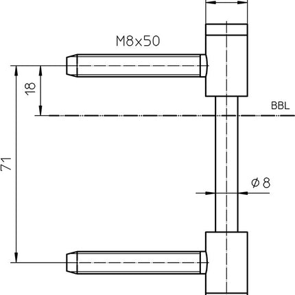 Sezione anta SIMONSWERK V 0026 WF in 3 parti ( 3000255755 )