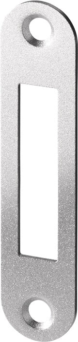 BKS flat striking plate S412 stainless steel rounded ( 3000250789 )