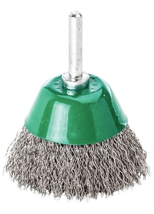 Spazzola di superficie LESSMANN Ø 50 mm gambo 6 mm spessore del filo 0,2 mm ( 4000840767 )