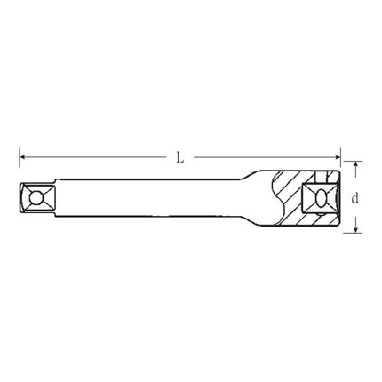STAHLWILLE Alargador 405 1/4 ″ Longitud 150 mm ( 4000826264 )