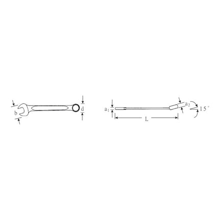 STAHLWILLE Set di chiavi combinate 13/26 26 pezzi Larghezza delle chiavi a croce 6-32 mm ( 4000826036 )