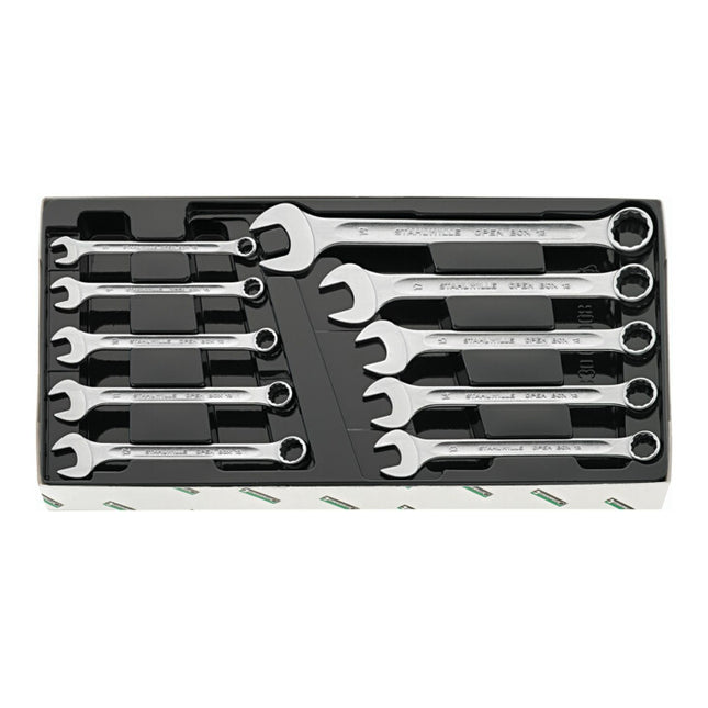 STAHLWILLE Set di chiavi combinate 13/10 KT da 10 pezzi larghezza dei piatti 8-19 mm ( 4000826033 )