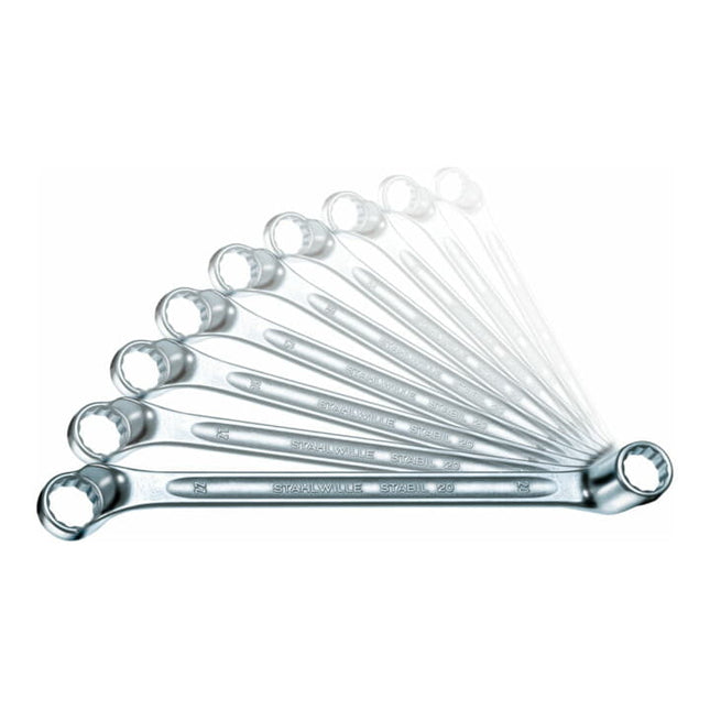 STAHLWILLE double ring spanner set 20/12 12-piece spanner width across flats 6 - 32 mm ( 4000826104 )