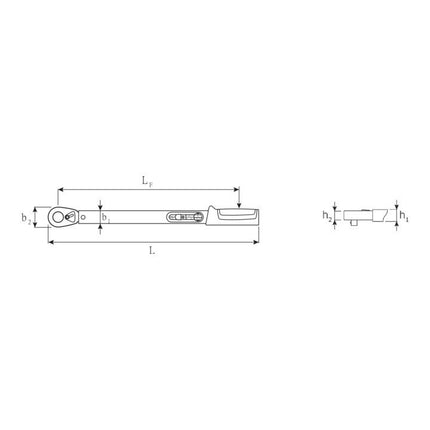 STAHLWILLE torque spanner 721/20 Quick 1/2 ″ 40 - 200 Nm ( 4000826604 )