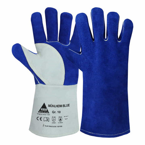 HASE welding gloves Mühlheim Blue size 9 blue/grey ( 8000606297 )