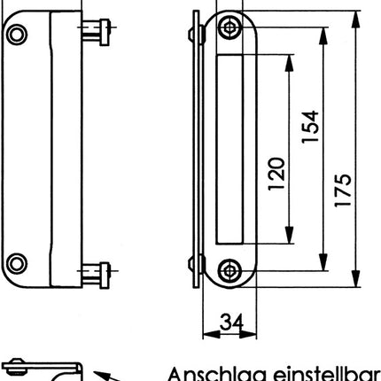 Scatola dei colpi AMF 145G-50 in metallo leggero ( 3000251265 )