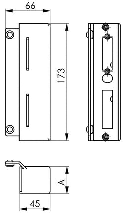 Scatola per apriporta AMF 147B-40 adatta per apriporta elettrici ( 3000251263 )