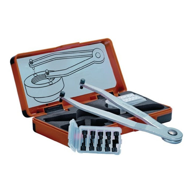 AMF Juego de llaves de boca 758 S Espiga Ø 1,5 - 2 - 2,5 - 3 - 4 mm ( 4000824817 )