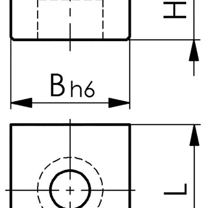 Dado per scanalature AMF n. 6322B Dimensione nominale della scanalatura 18 mm ( 4000833229 )