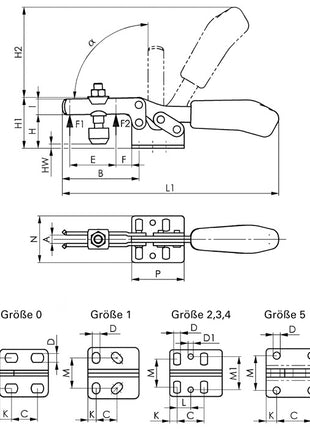 AMF horizontal clamp no. 6830 size 5 ( 4000833511 )