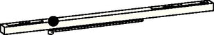 DORMAKABA canale di scorrimento G-EMR per TS 93 argento ( 3000207504 )